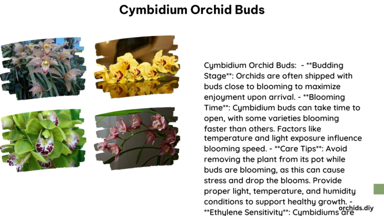 Cymbidium Orchid Buds