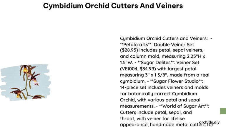 Cymbidium Orchid Cutters and Veiners 1