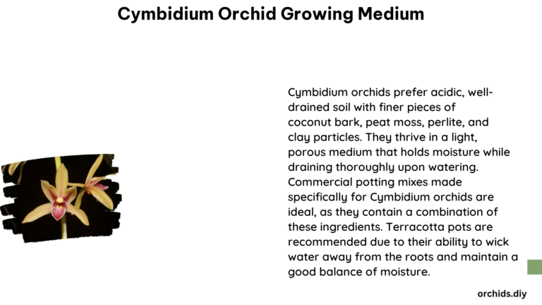 Cymbidium Orchid Growing Medium