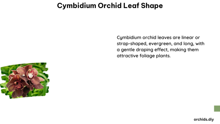 Cymbidium Orchid Leaf Shape