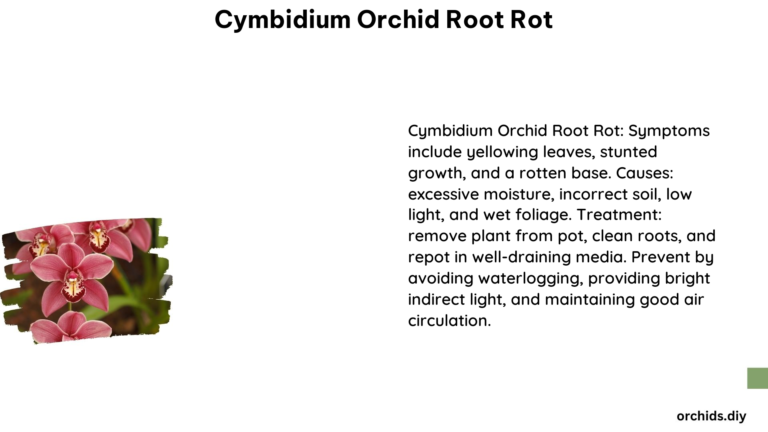 Cymbidium Orchid Root Rot